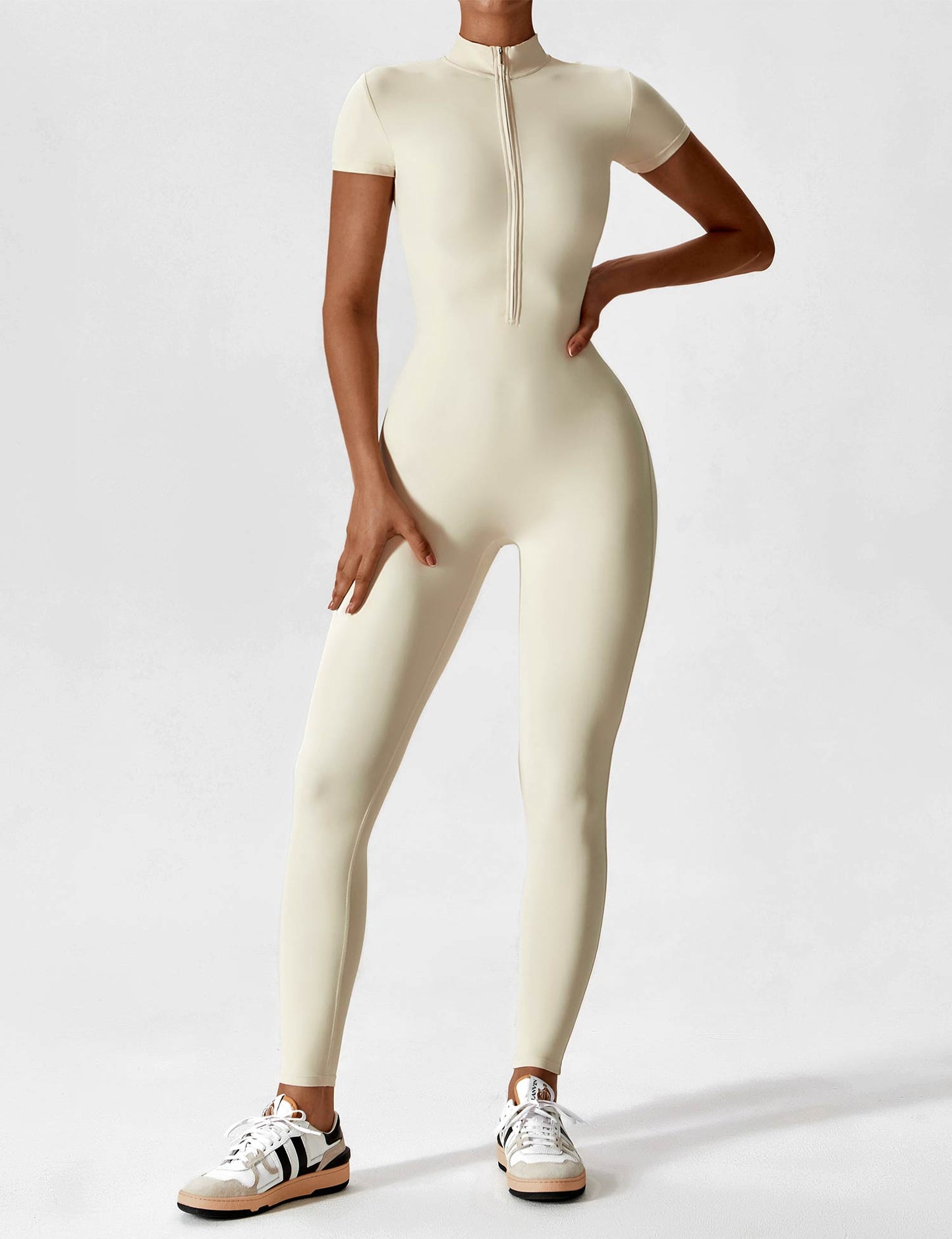Veronika | Modischer Jumpsuit mit Reißverschluss