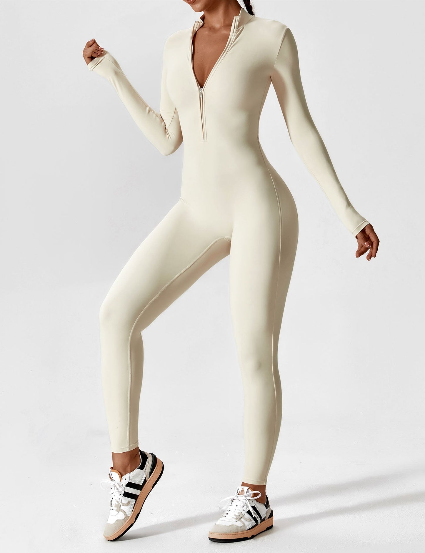 Veronika | Modischer Jumpsuit mit Reißverschluss