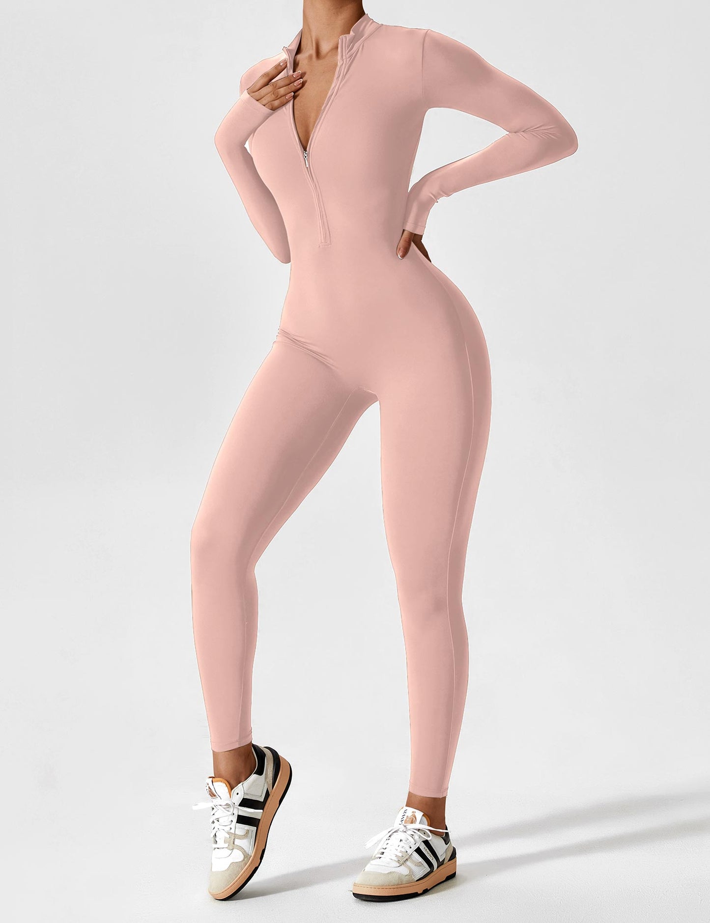 Veronika | Modischer Jumpsuit mit Reißverschluss