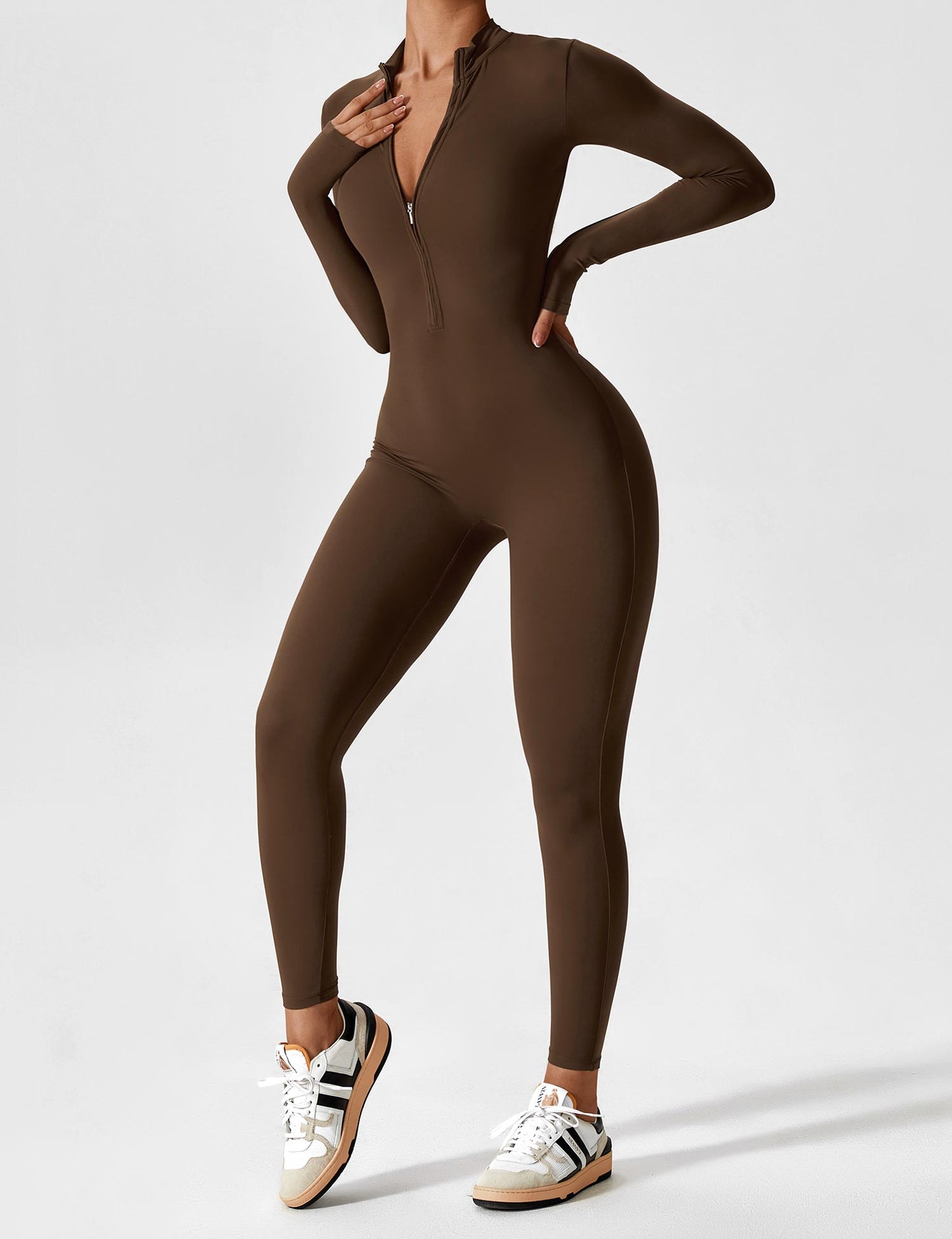Veronika | Modischer Jumpsuit mit Reißverschluss