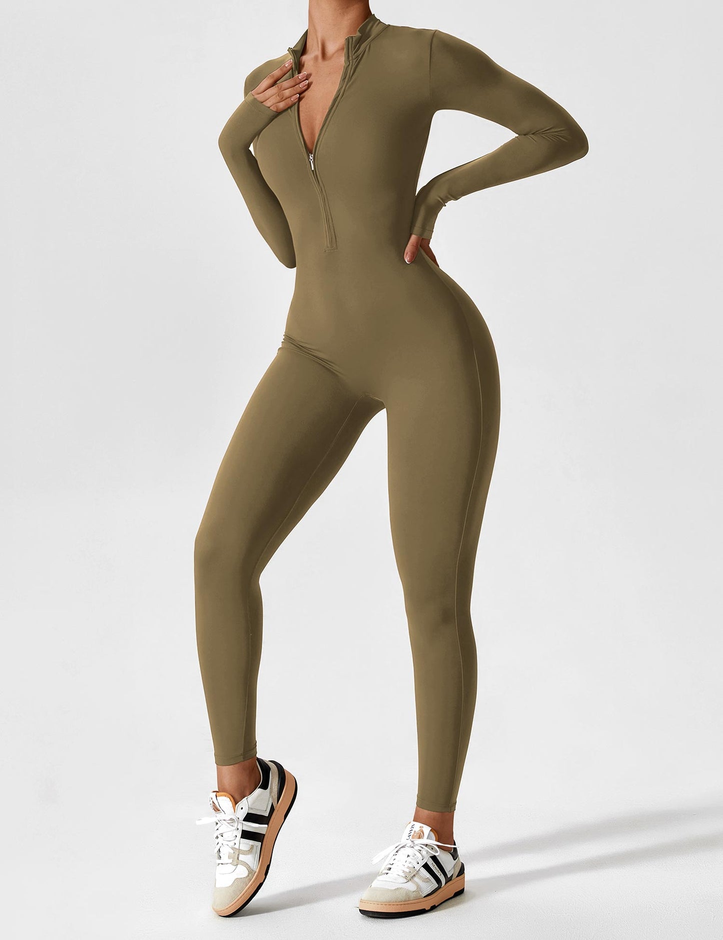 Veronika | Modischer Jumpsuit mit Reißverschluss