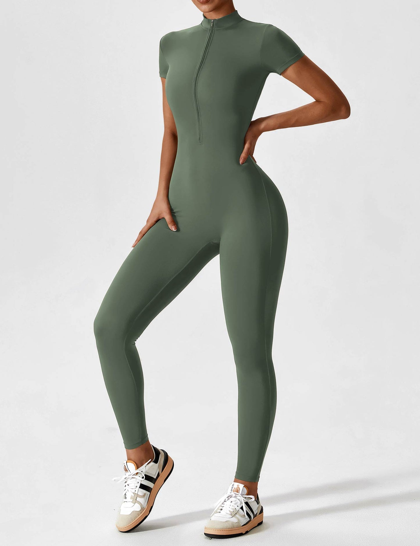 Veronika | Modischer Jumpsuit mit Reißverschluss