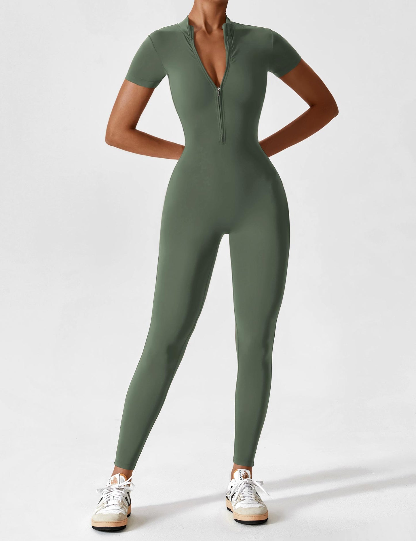Veronika | Modischer Jumpsuit mit Reißverschluss