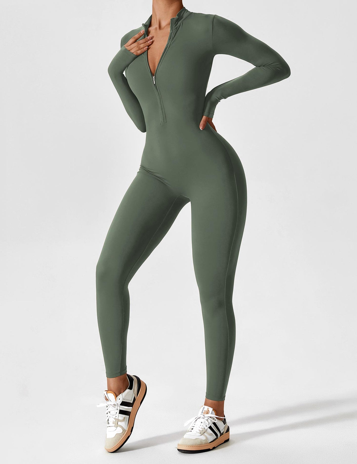 Veronika | Modischer Jumpsuit mit Reißverschluss