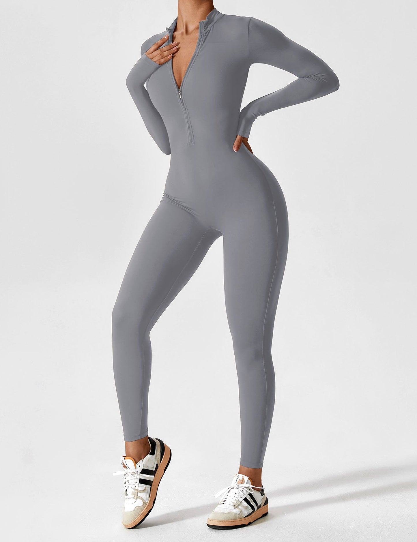 Veronika | Modischer Jumpsuit mit Reißverschluss