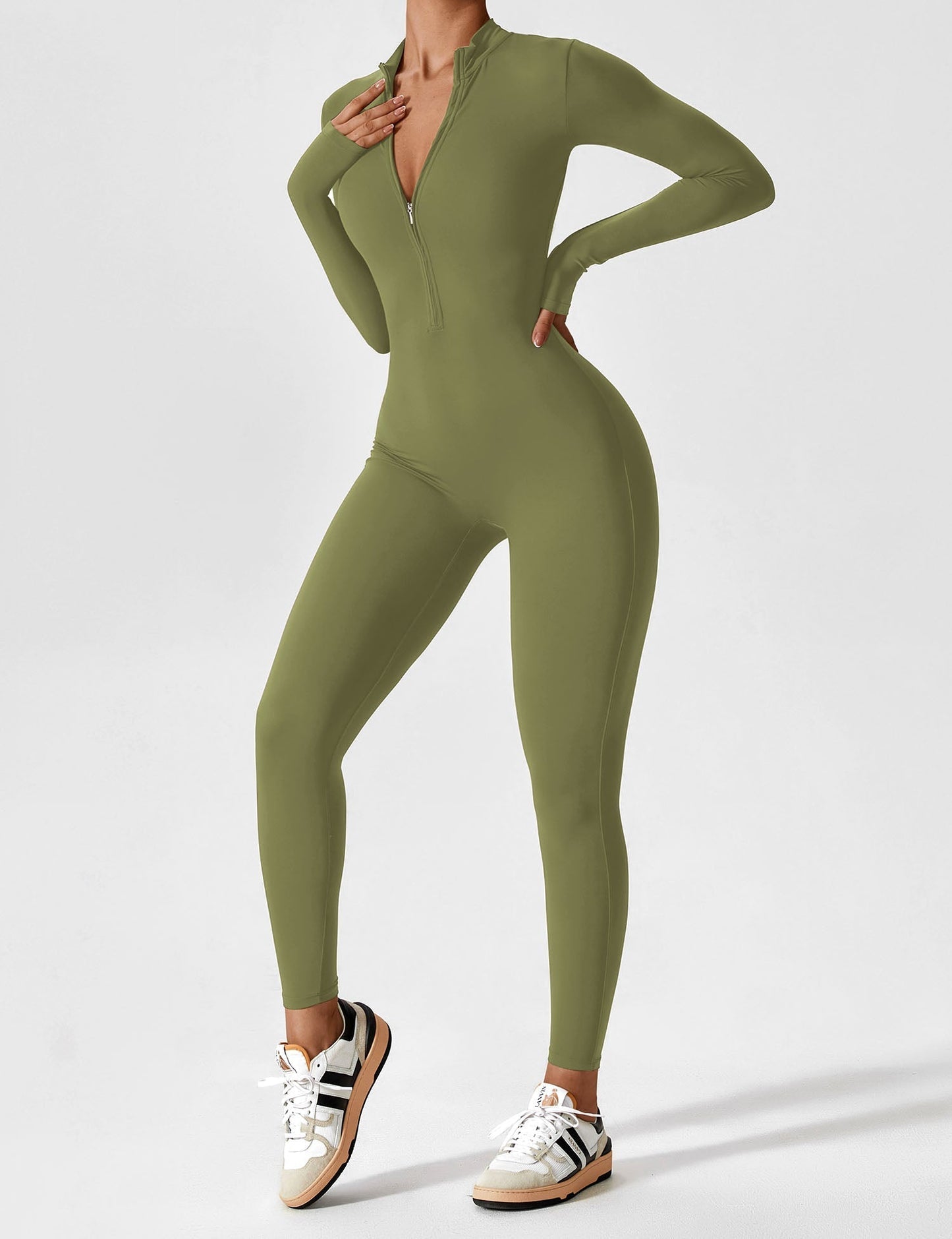Veronika | Modischer Jumpsuit mit Reißverschluss