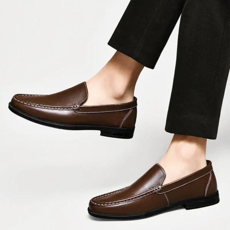 Andreas | Italienische Slipper aus echtem Leder