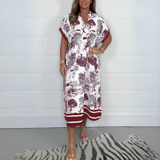 Kira | Damen Midi Kleid für Elegante Anlässe und Alltag-5