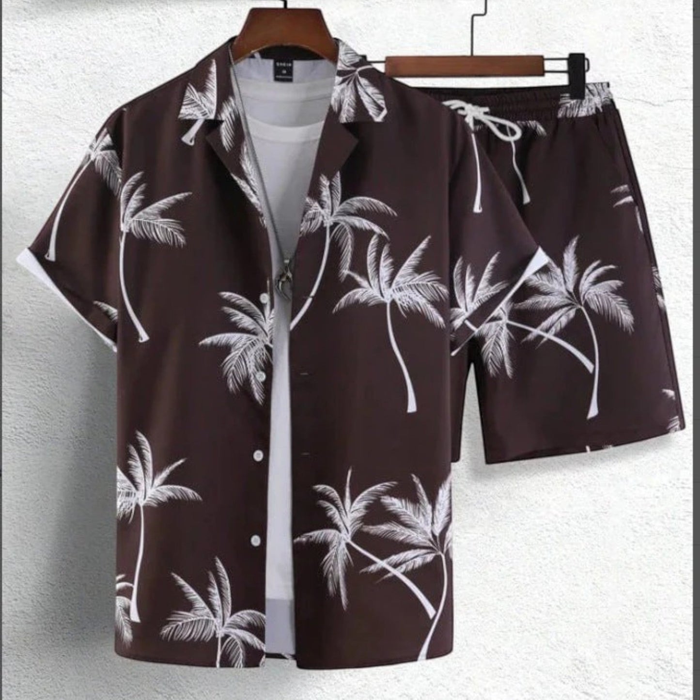 Jorden | Zweiteiler Hose und Oberteil Sommer Set im Tropen Design