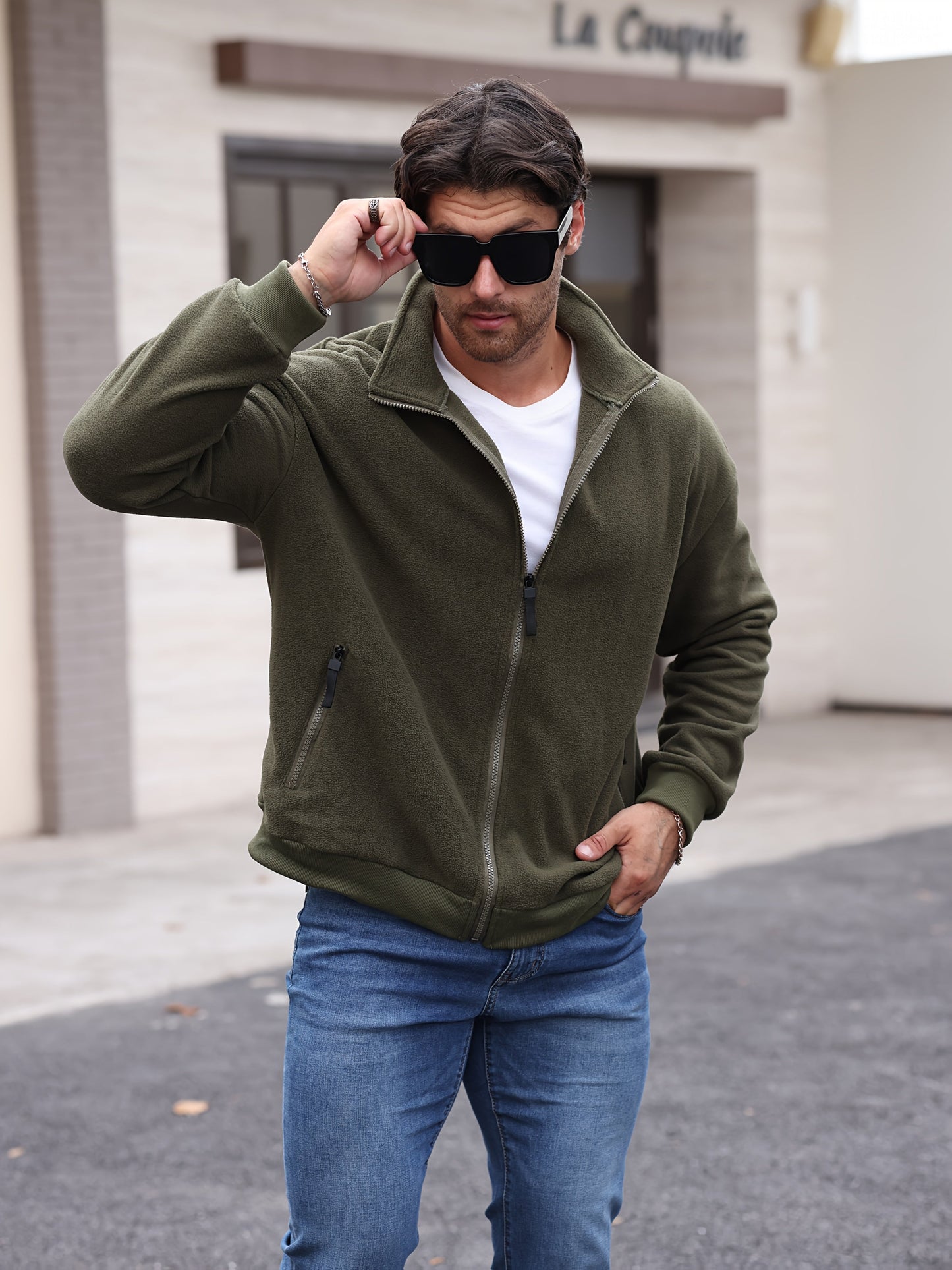 Tim | Stretch-Softshell-Fleecejacke