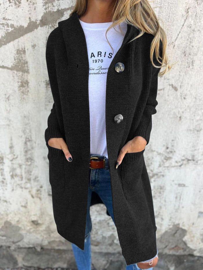 Janina | Lange und bequeme Strickjacke