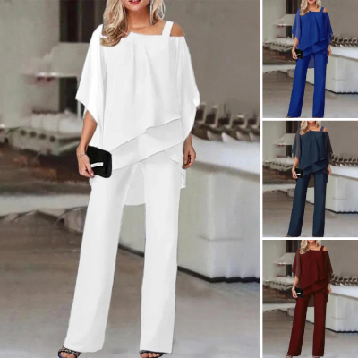 Barbara | Hosen Set – Asymmetrisches Design, Elegante Passform