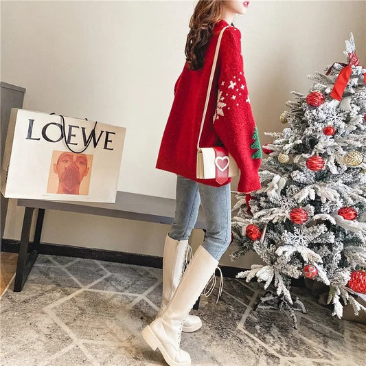 Emilia | Verdickter Pullover mit Farbblockmuster