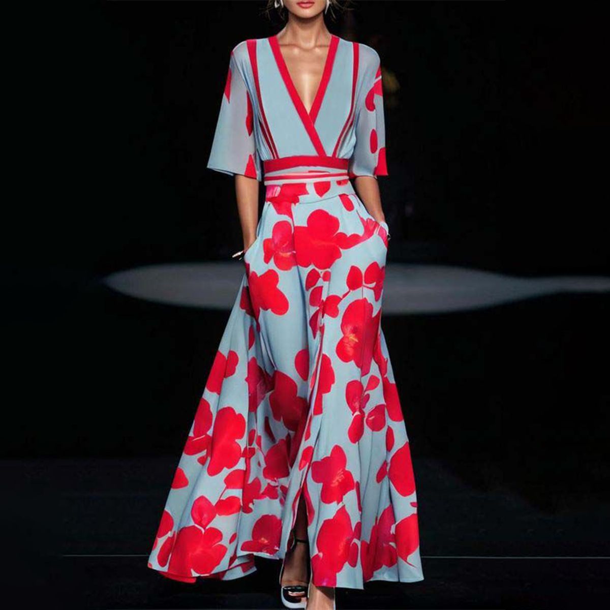 Gloria | Kleid mit eleganten Ärmeln