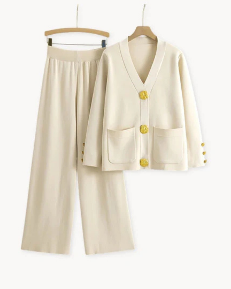 Klaudia | Stilvoll Strickjacke Set