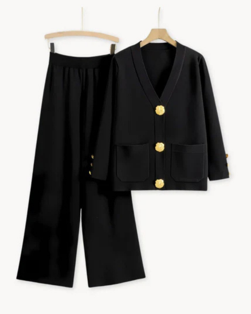 Klaudia | Stilvoll Strickjacke Set