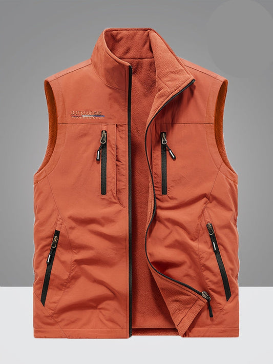 Patrick | Fleece-gefütterte Weste mit mehreren Taschen