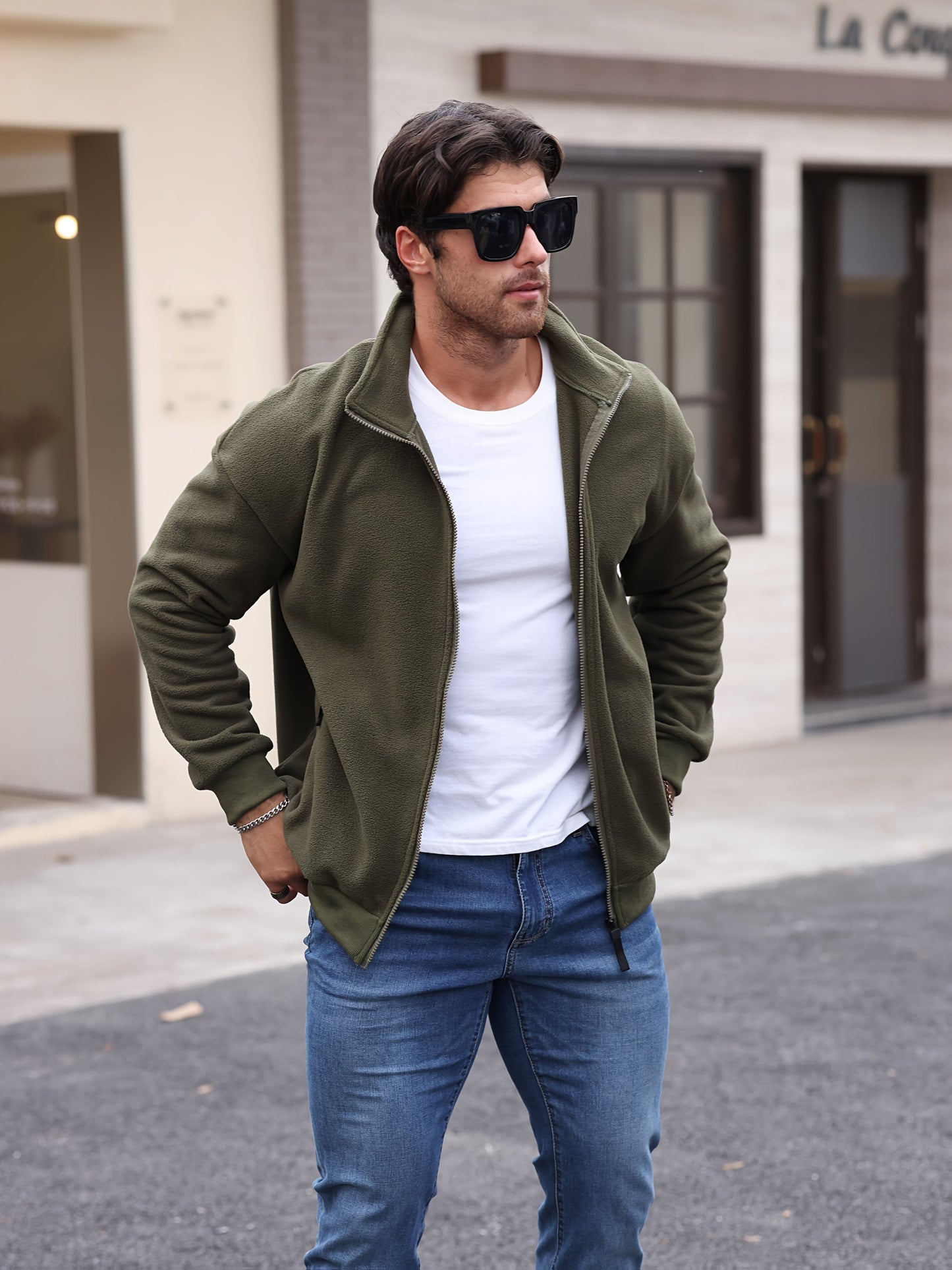 Tim | Stretch-Softshell-Fleecejacke