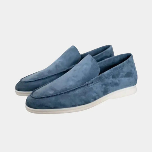 Essential Old Money Suede Loafers - Cross & Crown Cross Crown