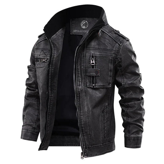 Cooper | Herren Lederjacke Schwarz aus Echtem Leder-3