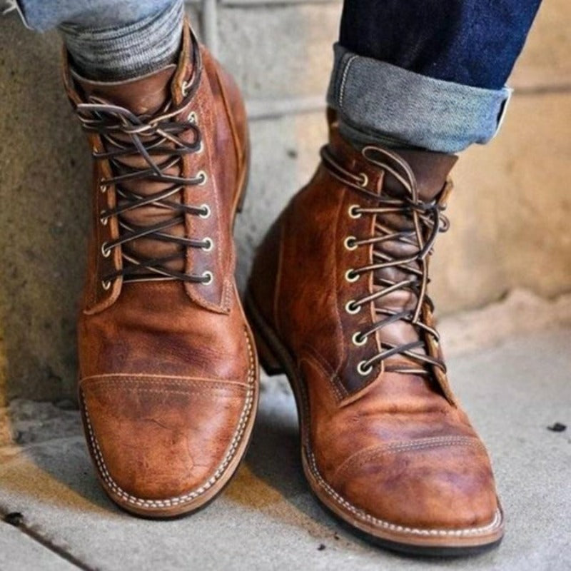 Tobias | Premium Lederstiefel Herren Handgefertigt, Komfortabel & Zeitlos