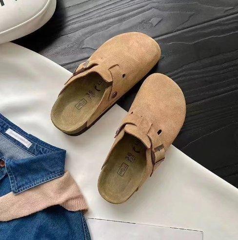 Bastian | Clogs Wildleder mit Verstellbarer Schnalle