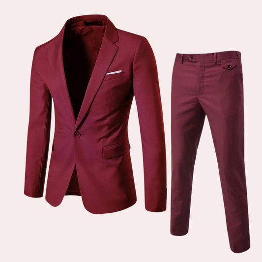David | Stilvolles Set aus Blazer und Hose