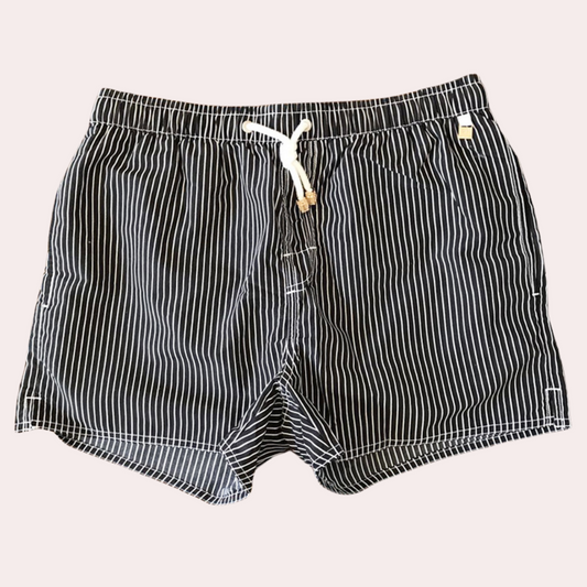 Mart | Badeshorts Herren Gestreift mit Kordelzug für Sommer und Strand
