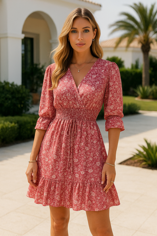 Valentina | Damenkleid mit Blumenmuster – Verspielt und Bequem 3