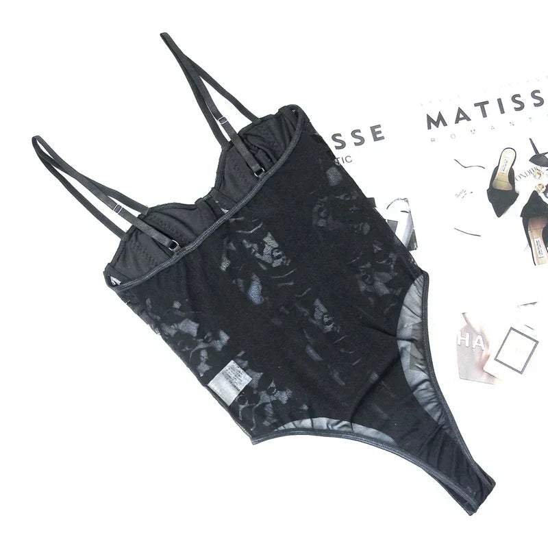 Amelie | Bestickter Korsett-Bodysuit