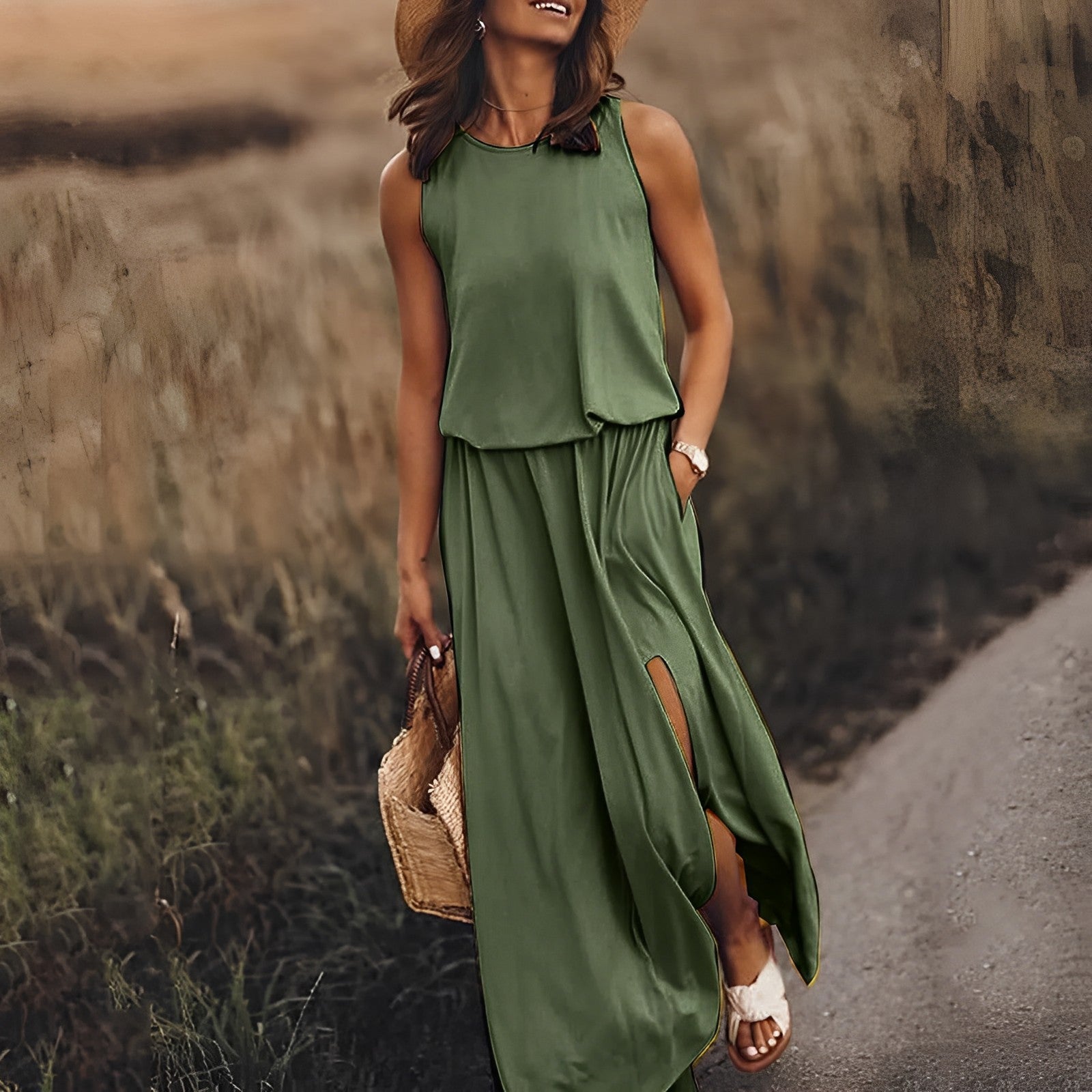 Variant image for Mia | Maxikleid Sommer Kleid Lang-17