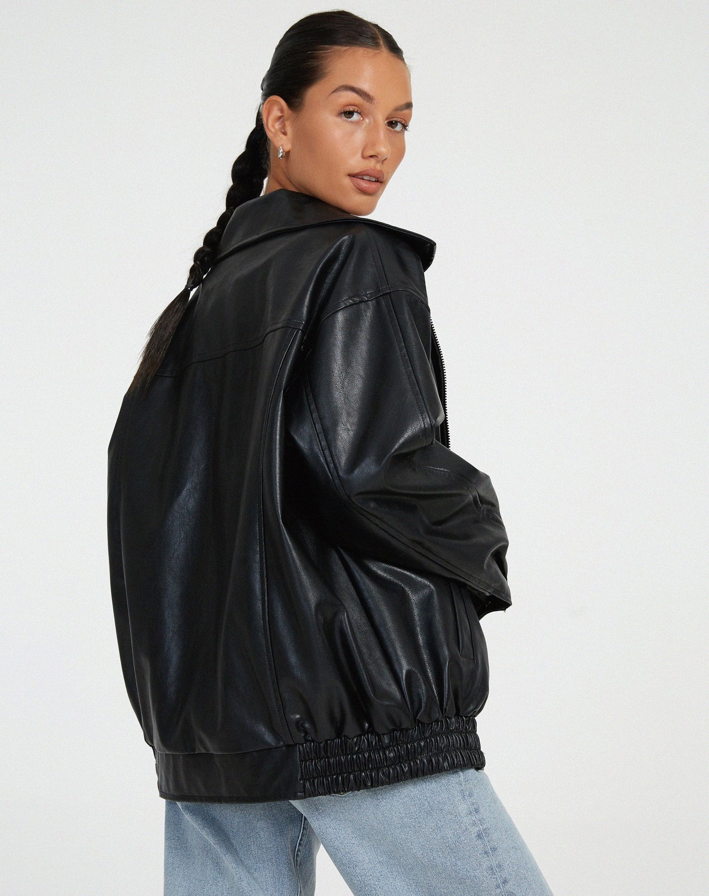 Alma | Lockere Lederjacke