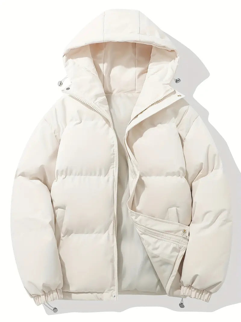 Simon | Gefütterte Winterjacke mit Kapuze
