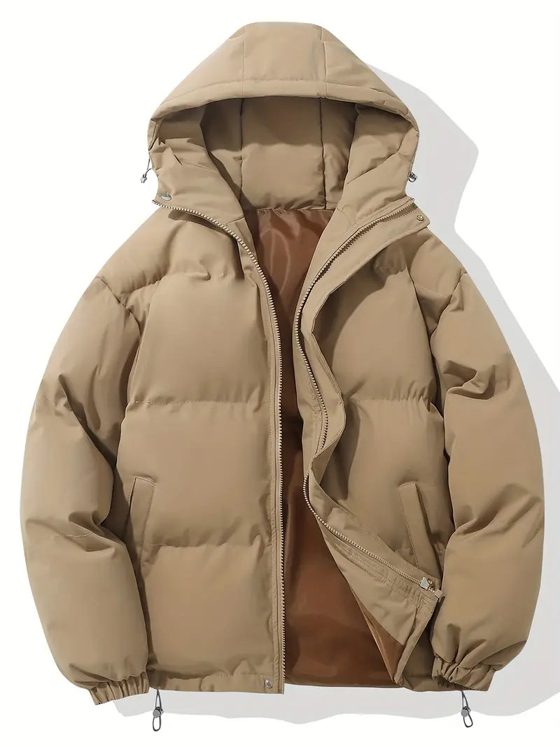 Simon | Gefütterte Winterjacke mit Kapuze