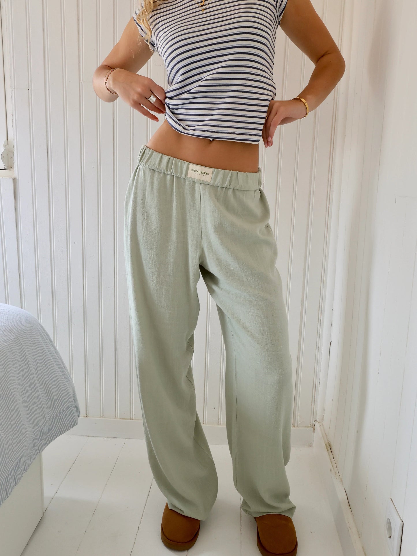 Variant image for Emma Loungehose Damen – Premium Baumwolle, Entspannt-13