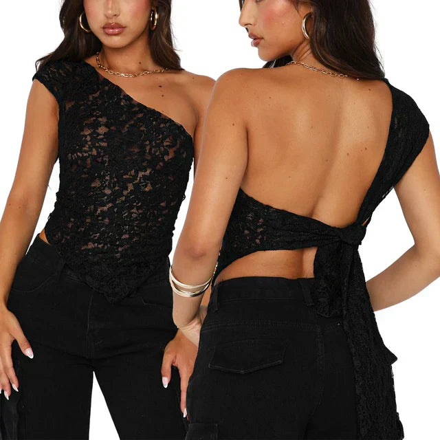 Variant image for Mia | One-Shoulder Top-1