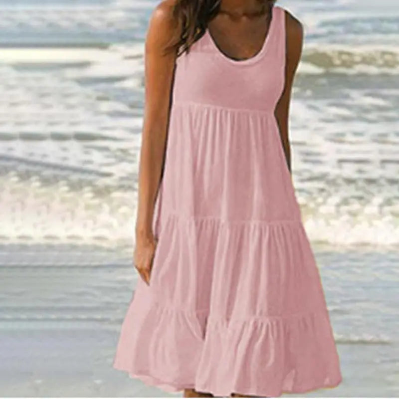 Variant image for Jocoo | Damenkleid Boho Mini Kleid mit Rüschen für Sommerlook-30