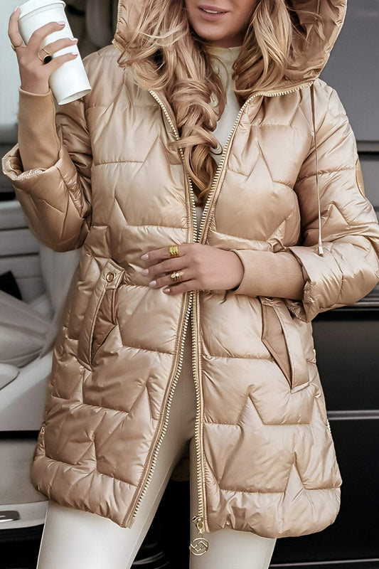 Friederike | Casual Winterjacke mit Kapuze