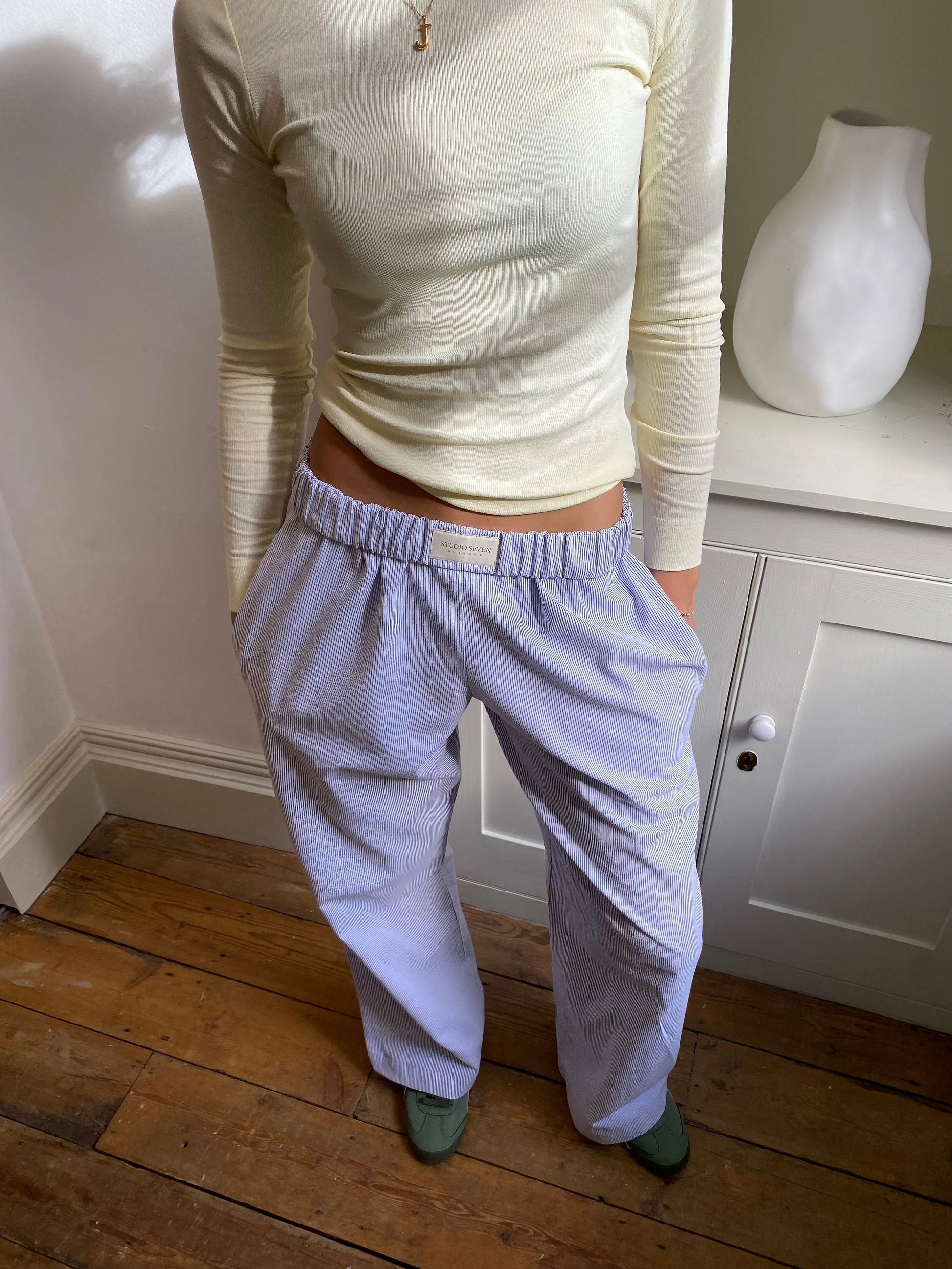 Variant image for Emma Loungehose Damen – Premium Baumwolle, Entspannt-5