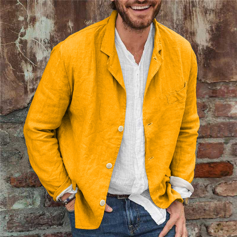 Moritz | Baumwolle und Leinen Anzugsjacke