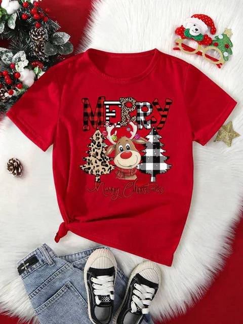 Viktoria | Weihnachten T-Shirt mit kurzen Ärmeln