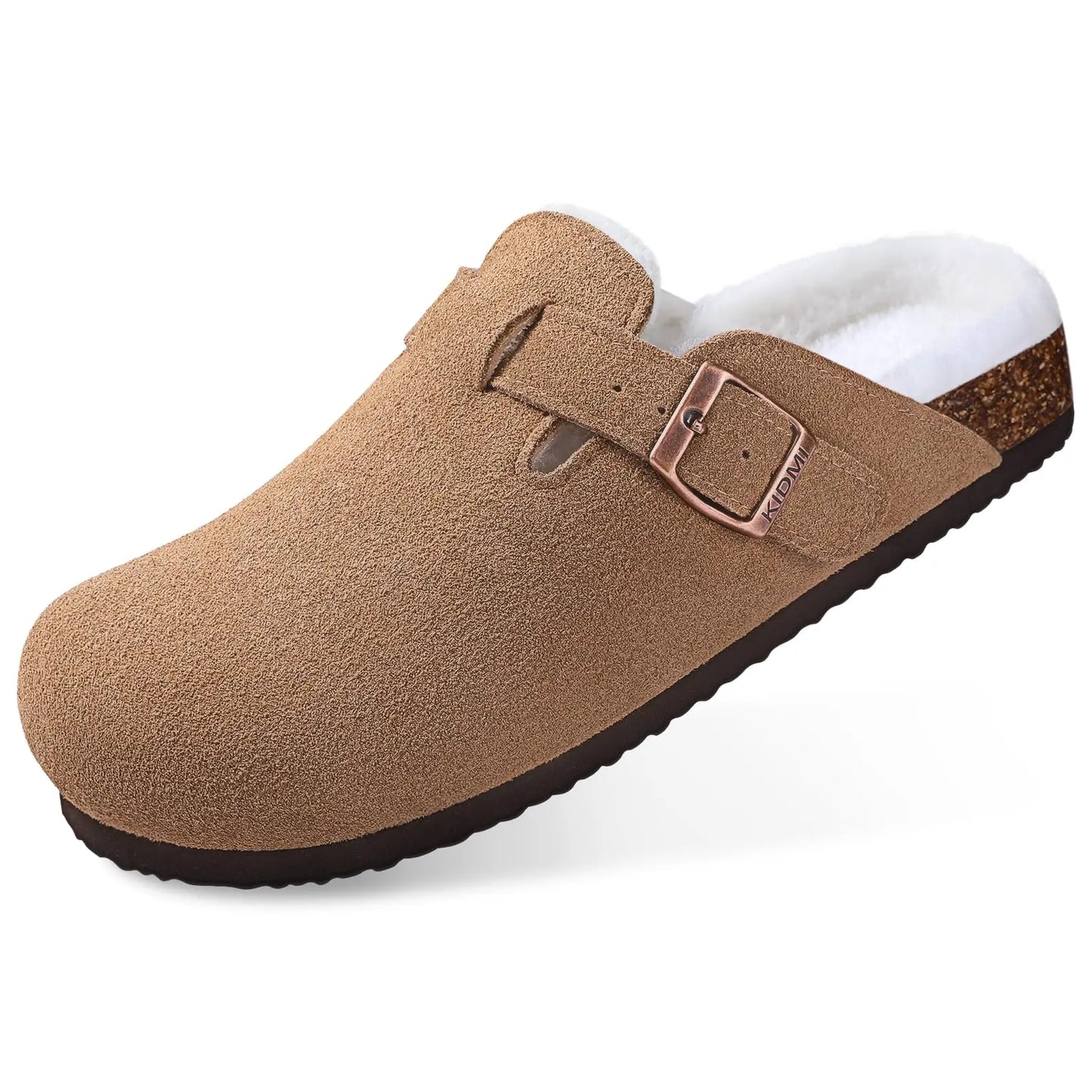 Variant image for Kidmi | Clogs Schuhe für Frauen und Männer aus Wildleder mit Kork-Fußbett-59