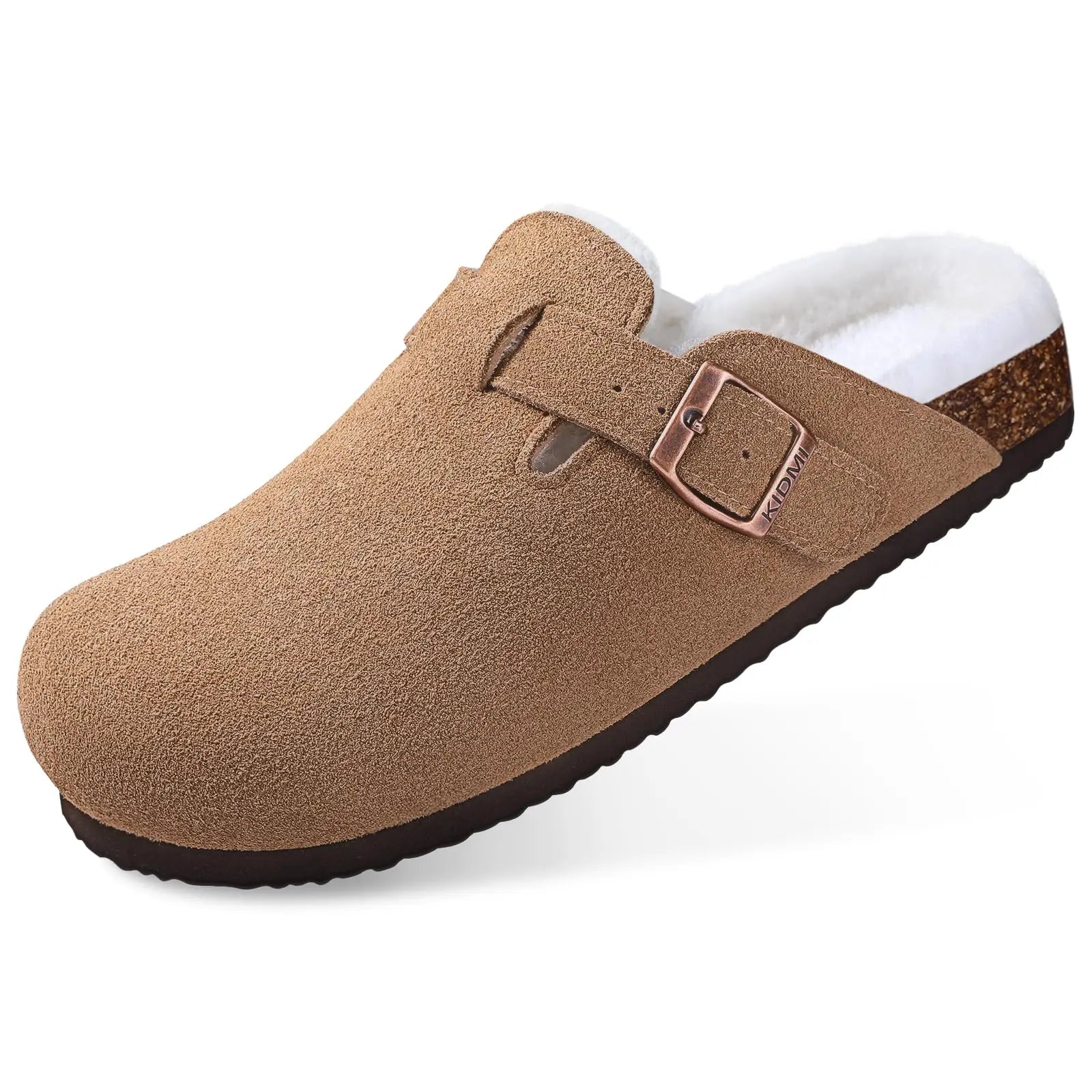 Variant image for Kidmi | Clogs Schuhe für Frauen und Männer aus Wildleder mit Kork-Fußbett-59