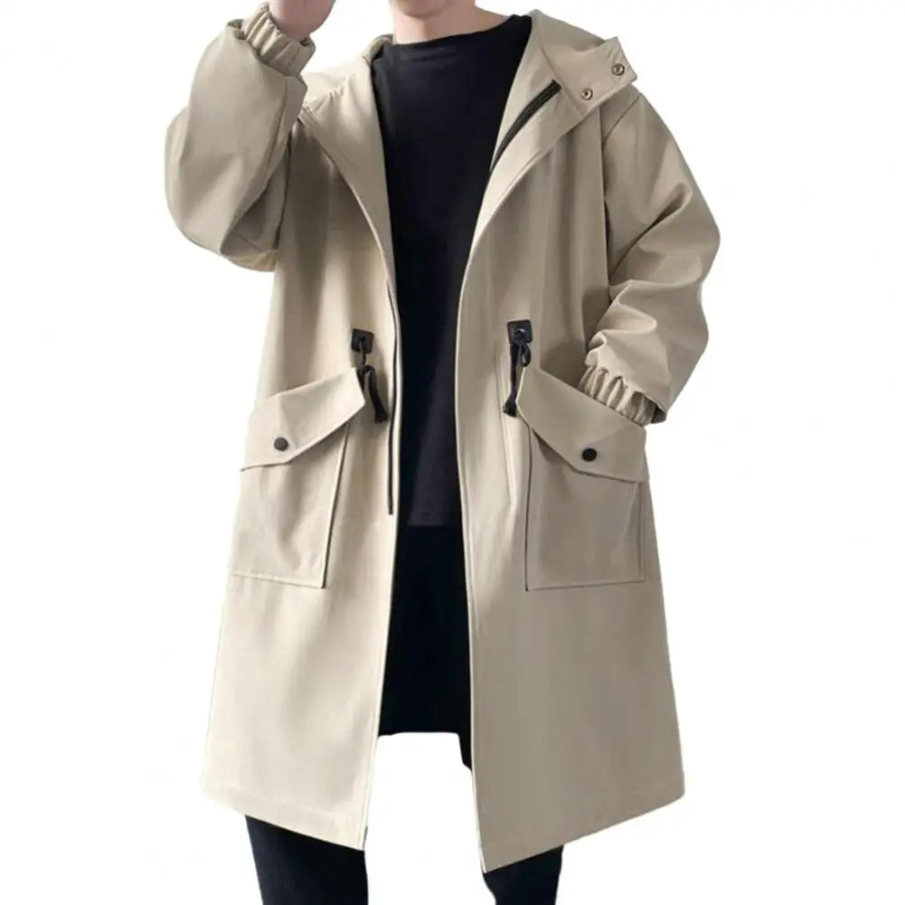 Christoph | Lässiger Trenchcoat mit Kapuze