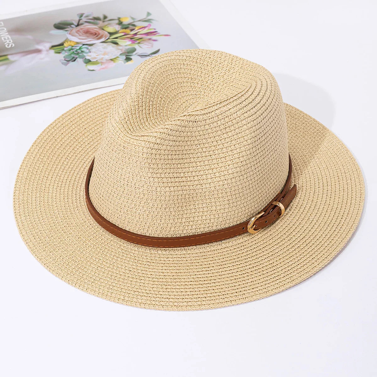 Stylischer Panama Strohhut Damen | Sommerhut für Elegante Outfits-1