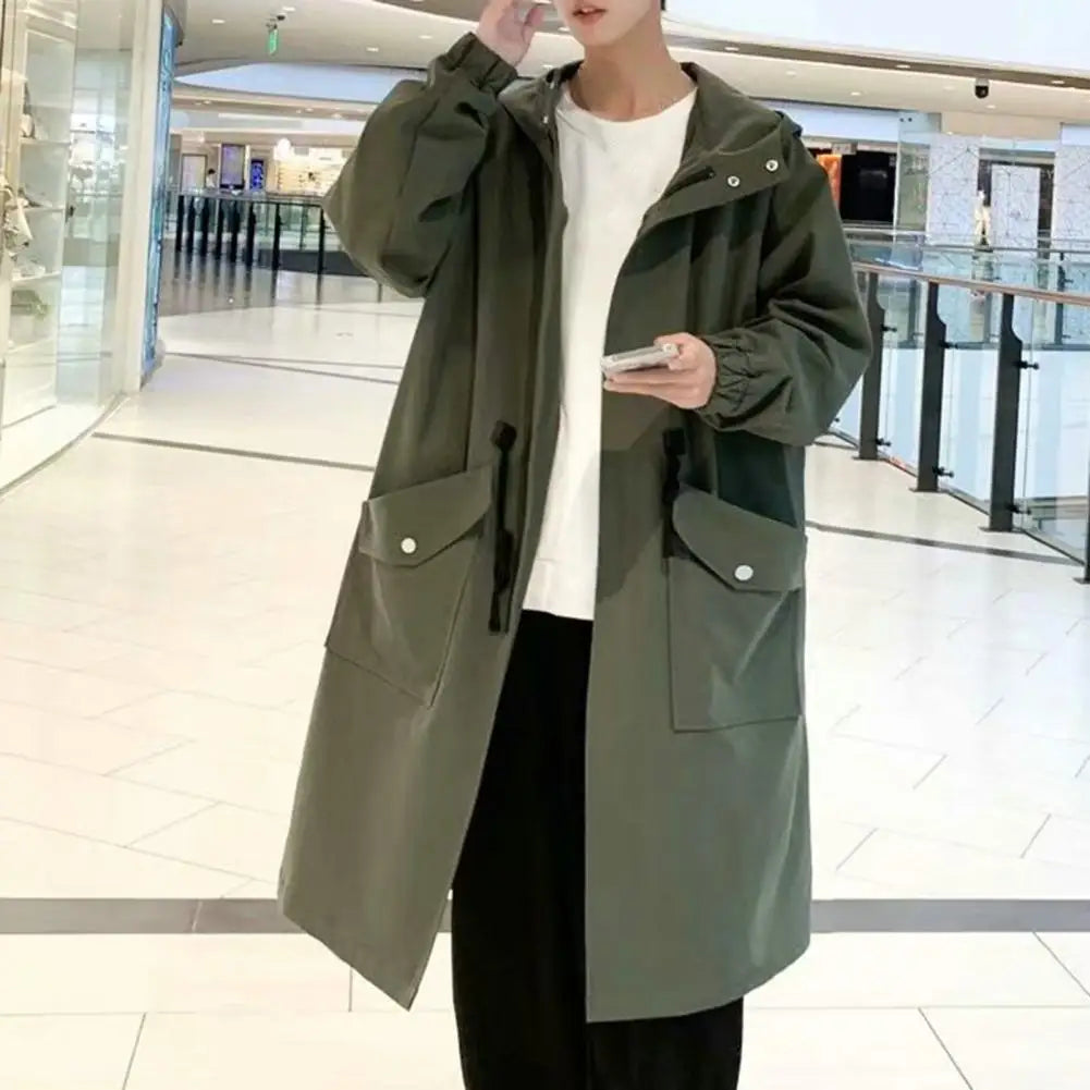 Christoph | Lässiger Trenchcoat mit Kapuze