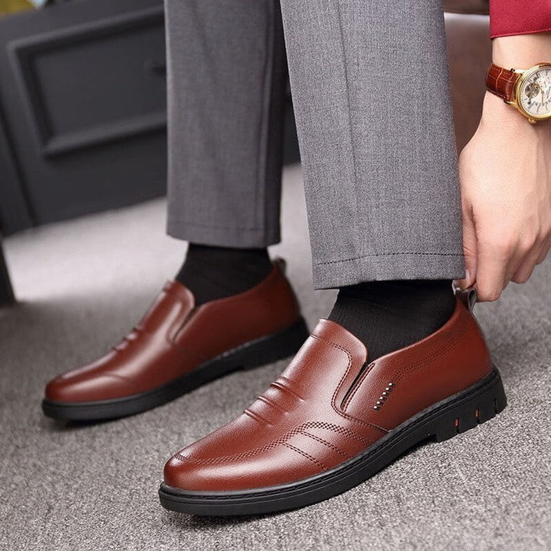 Kevin | Bequeme und rutschfeste Lederschuhe