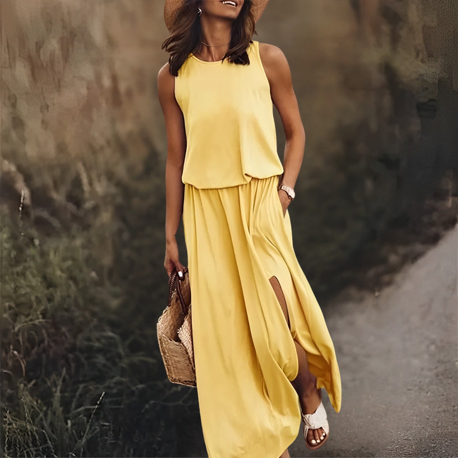 Variant image for Mia | Maxikleid Sommer Kleid Lang-33
