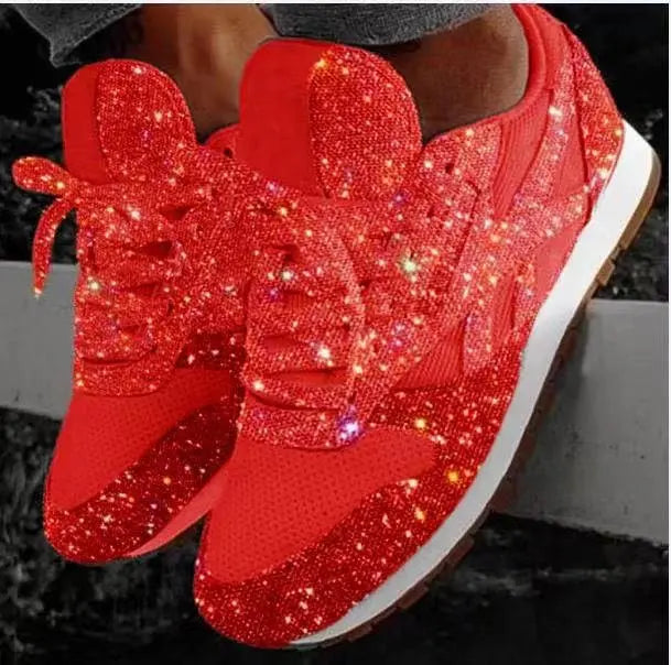 Viktoria | Glitzer Turnschuhe