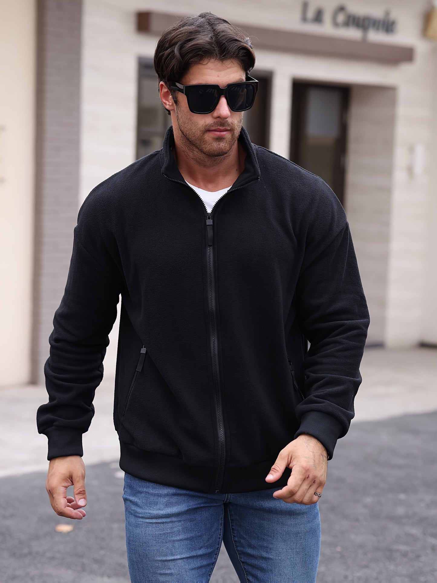 Tim | Stretch-Softshell-Fleecejacke